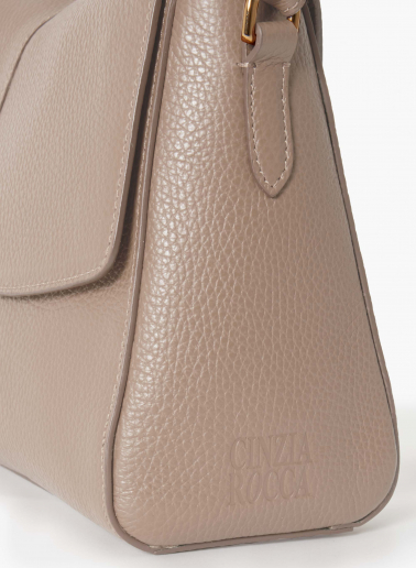 Handtasche aus Leder in Rosa