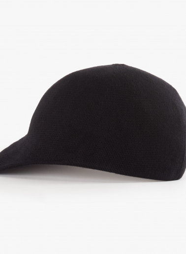 Baseballkappe schwarz aus Baumwolle
