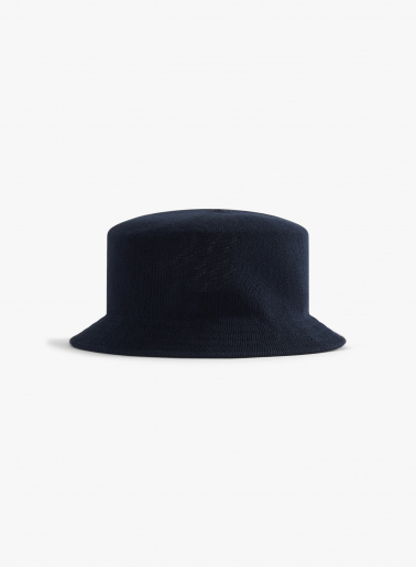 Blue cotton bucket hat