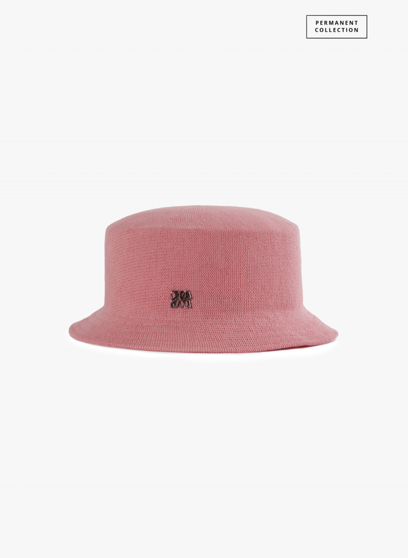 Fischerhut rosa aus Baumwolle