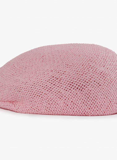 Strohhutkappe in rosa
