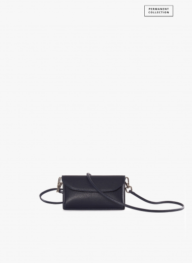 Handytasche aus Leder in Blau