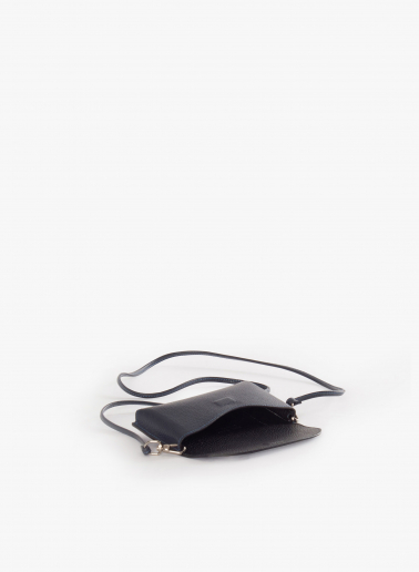 Handytasche aus Leder in Blau