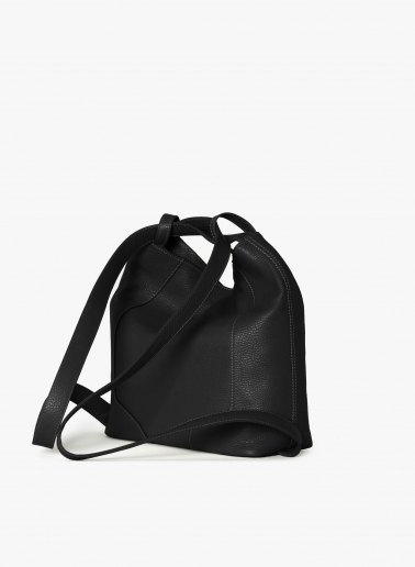 Zaino in pelle nera