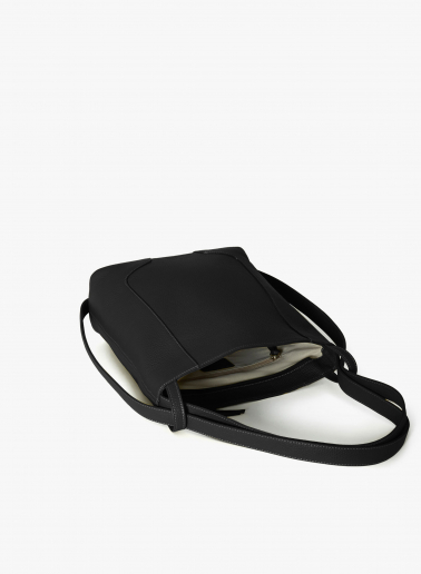 Zaino in pelle nera