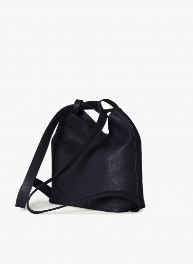 Zaino in pelle blu
