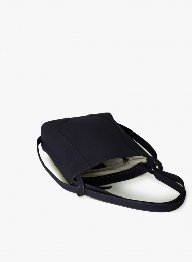 Zaino in pelle blu