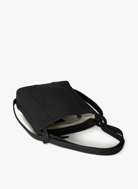 Zaino in pelle nera