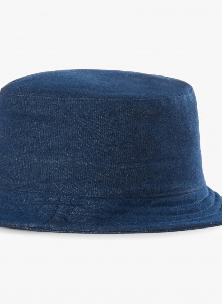 Cappello da pescatore in denim blu