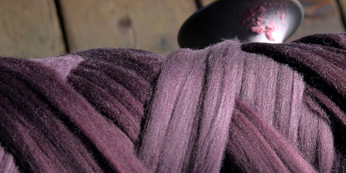 Tops dyeing